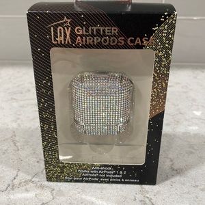 LAX GLITTER AIRPODS CASE Bling Sparkle Rhinestones Dazzle super cute  sparkley